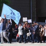 Mesto: Beograd Datum: 23.04.2009 Dogadjaj: DRUTVO -protest sindikata u centru Beograda Licnosti: